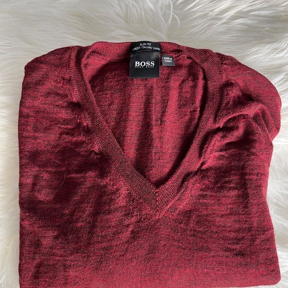 Hugo Boss V-Neck pull over sweater - Picture 2 of 4